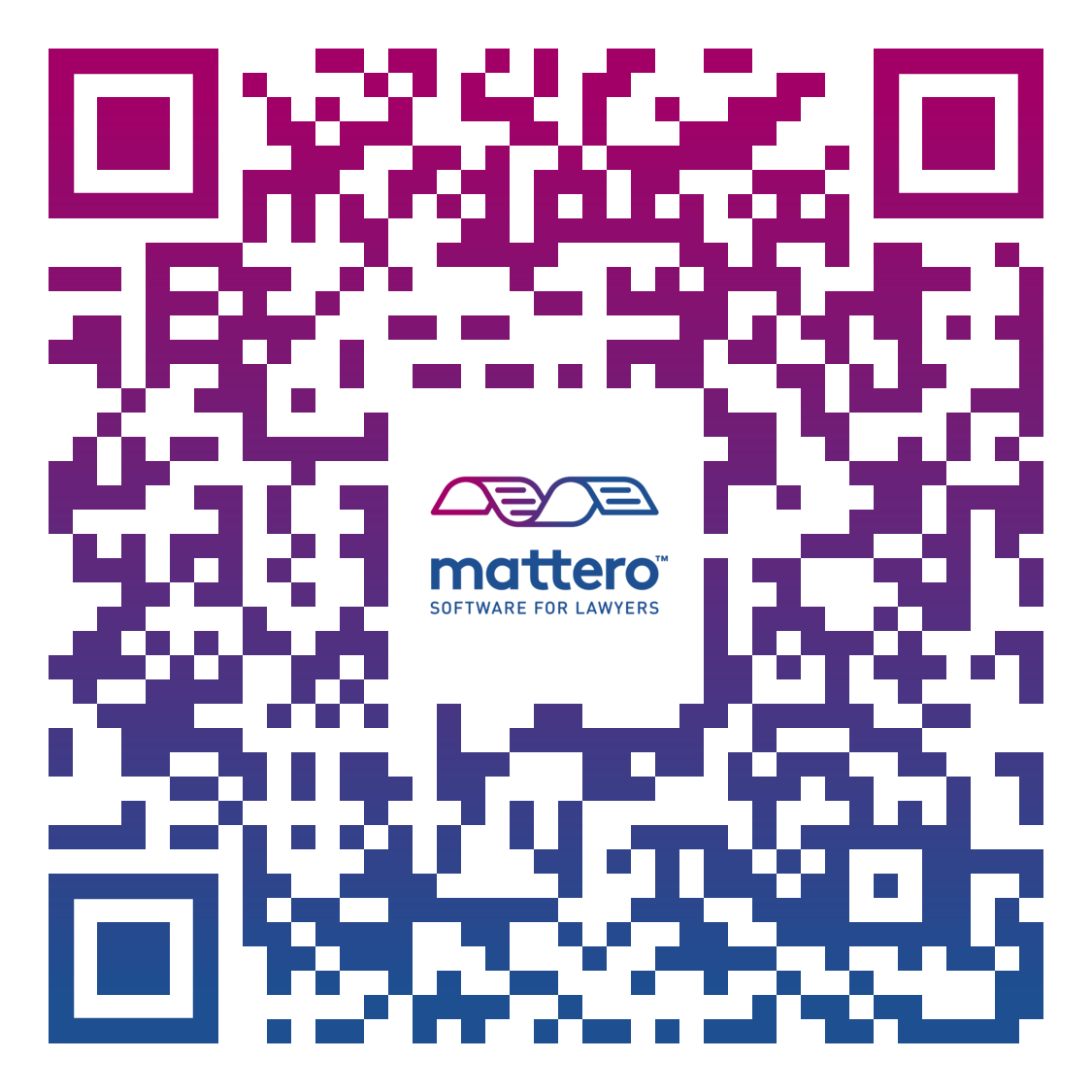 Partner Offer Mattero PMS Promotion QR Code